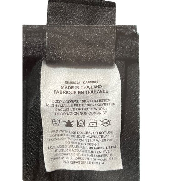 Nike Dri-Fit Black Athletic Pants With Reflective Stripes Small Polyester 49i - Picture 4 of 6